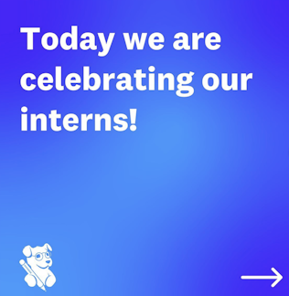 Today we are celebrating our interns!